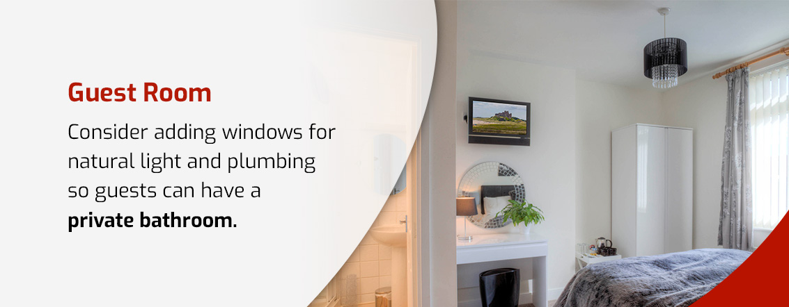 Using a Garage as a Guest Room